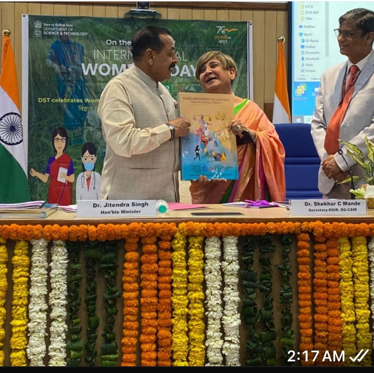 Release of Women Empowerment Atlas with Union Minister Dr. Jitendra Singh
